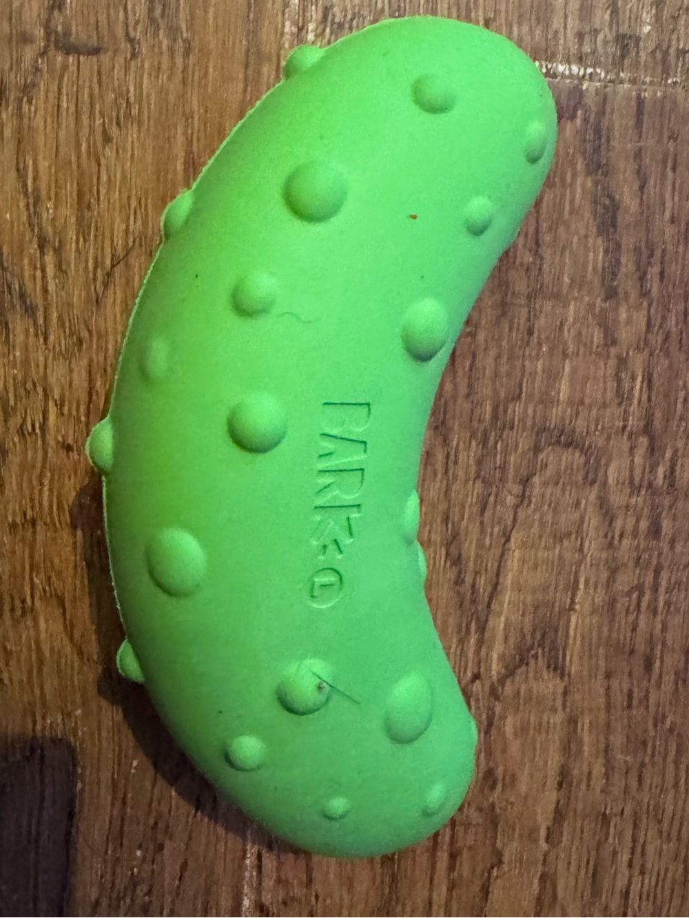 Bark Box L Green Pickle Dog Toy NEW